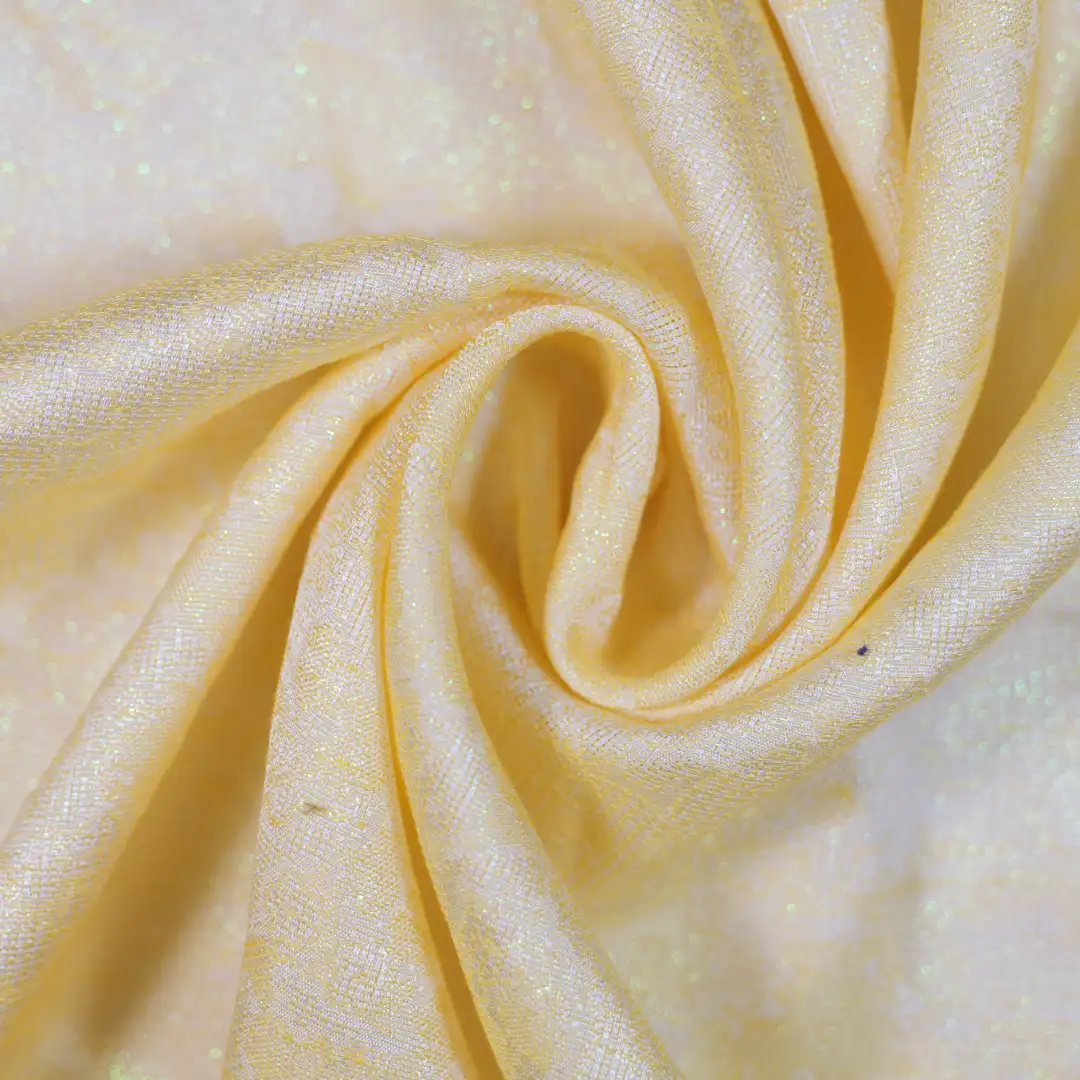 China Fabric for Shirt,Skirt Jacquard Woven Blended Fabric Rayon Polyester Silk Metallic Gold yellow color buy from China wholesaler bulk order at wholesale price free worldwide shipping Alibaba