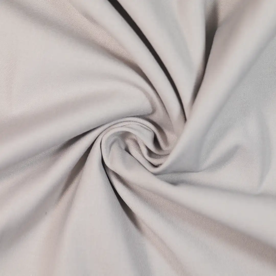 China Fabric for Jackets,Skirt,Trench Coat TC Poplin Woven Blended Fabric Polyester Rayon Spandex grey color buy from China wholesaler bulk order at wholesale price free worldwide shipping Alibaba