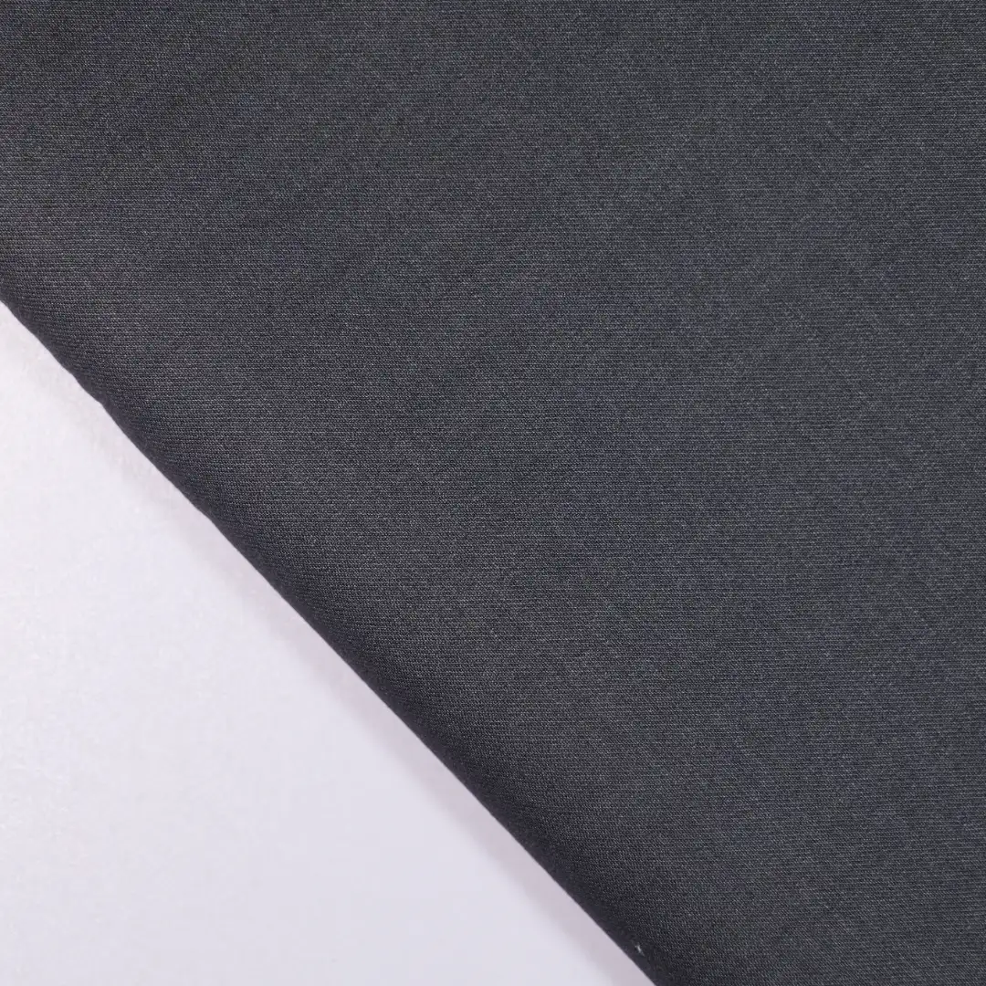 China Fabric for Jackets,Trench Coat TC Poplin Woven Blended Fabric Polyester Rayon Spandex BLACK color buy from China wholesaler bulk order at wholesale price free worldwide shipping Alibaba