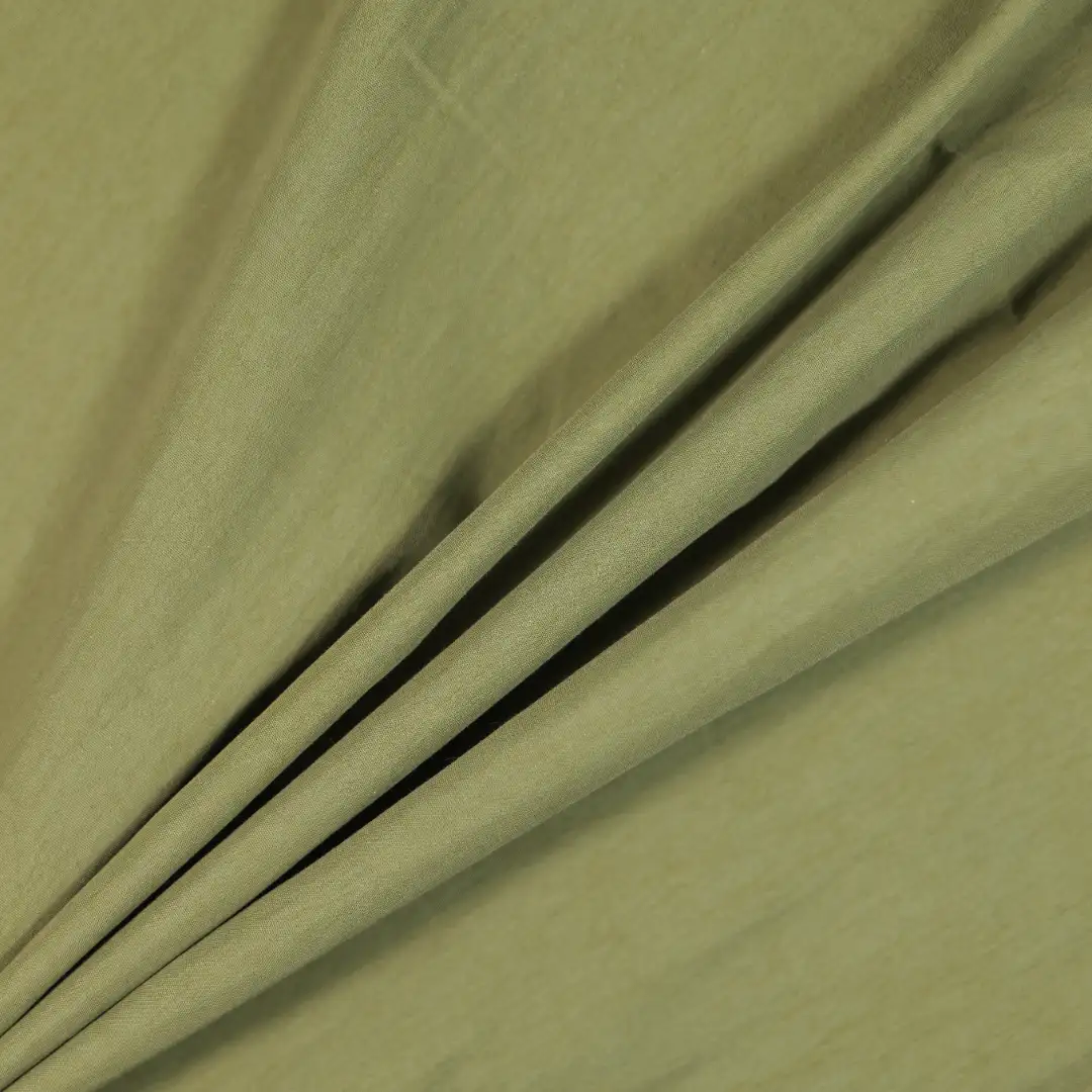 China Fabric for Shirt,Skirt,Cropped V-Neck Shirt Cotton/Rayon Plain Woven Blended Fabric Cotton Nylon GREEN color buy from China wholesaler bulk order at wholesale price free worldwide shipping Alibaba