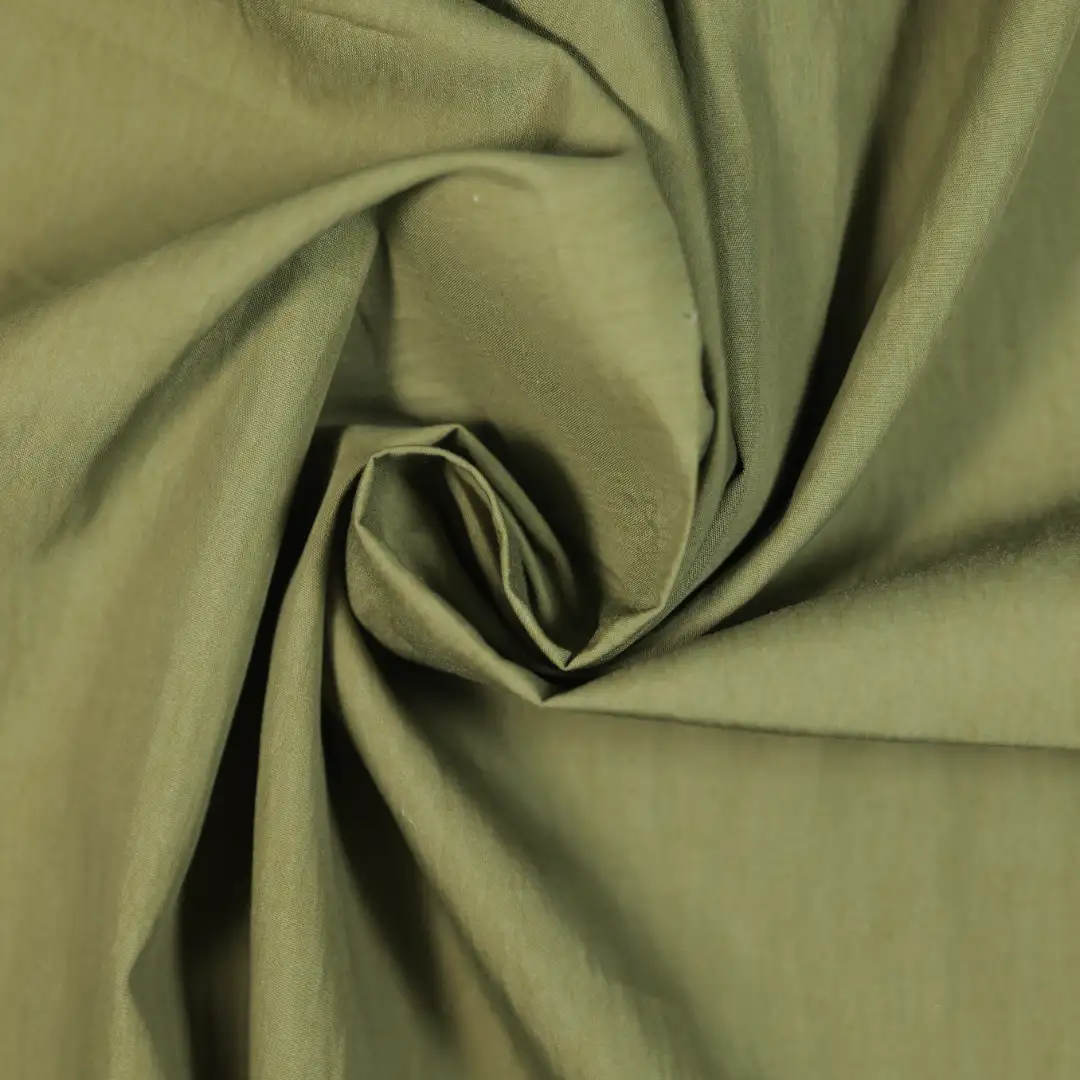 China Fabric for Shirt,Skirt,Cropped V-Neck Shirt Cotton/Rayon Plain Woven Blended Fabric Cotton Nylon GREEN color buy from China wholesaler bulk order at wholesale price free worldwide shipping Alibaba