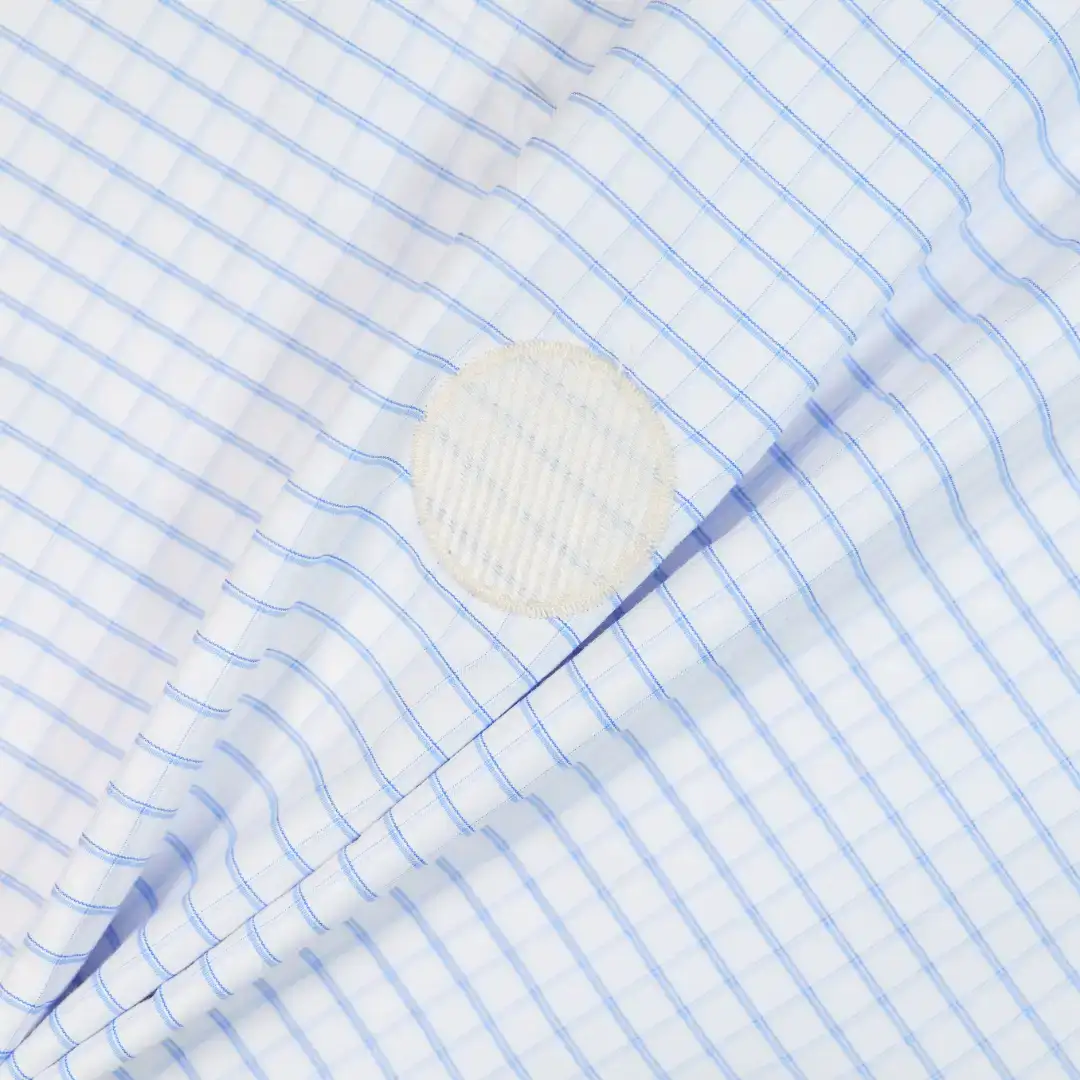 China Fabric for Shirt,Skirt,Backless Beach Dress,Strap Midi Dress Yarn Dyed Check Woven Blended Fabric Polyester Cotton blue color buy from China wholesaler bulk order at wholesale price free worldwide shipping Alibaba