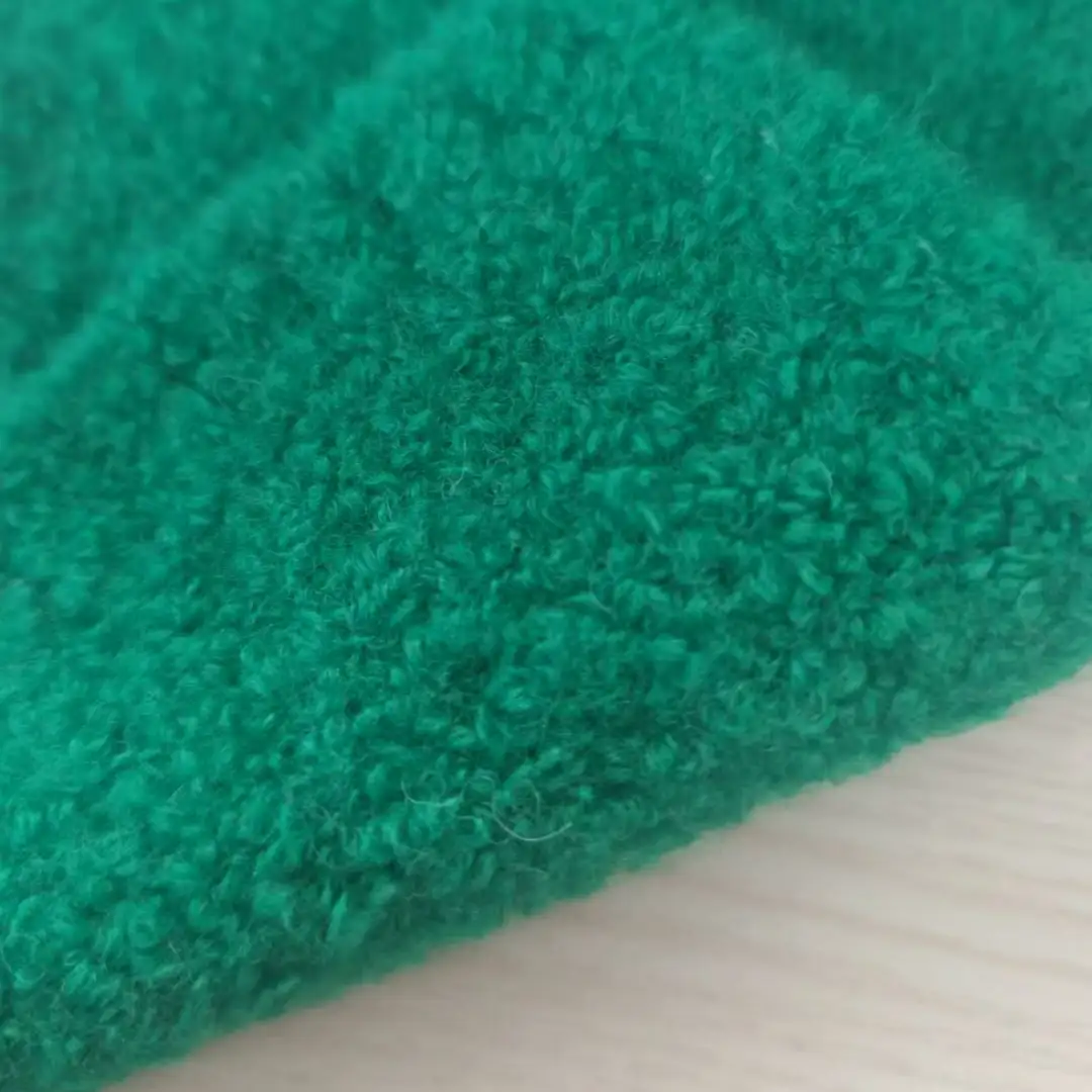 China Yarn for Full-Zipper Cardigan (Sweater),Half-Zipper Cardigan (Sweater),Shirt Half Sleeve Button (Sweater),Shirt Half Sleeve Zipper (Sweater) Boucle Yarn Fancy Yarn Polyester Wool Spandex Green color buy from China wholesaler bulk order at wholesale price free worldwide shipping Alibaba