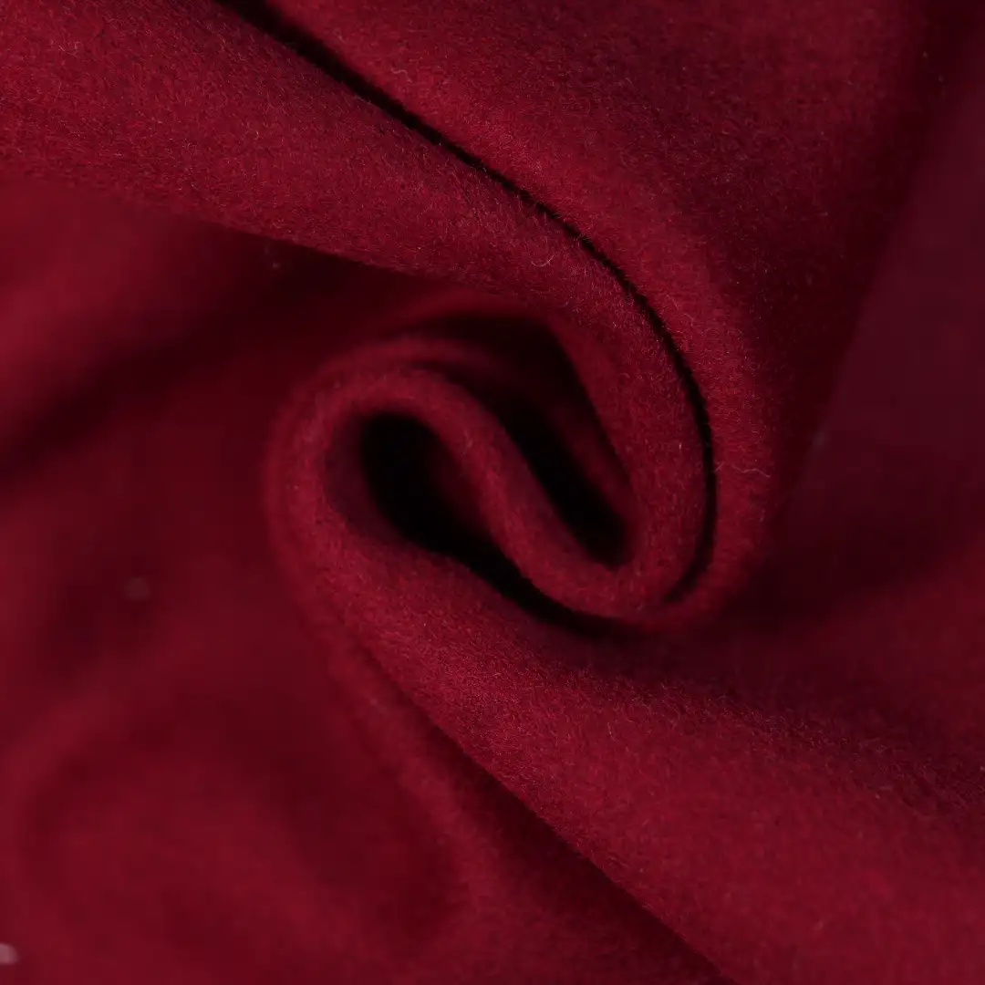 China Fabric for Jackets,Overcoat Woolen Overcoat Woolen Wool Polyester DARK RED color buy from China wholesaler bulk order at wholesale price free worldwide shipping Alibaba
