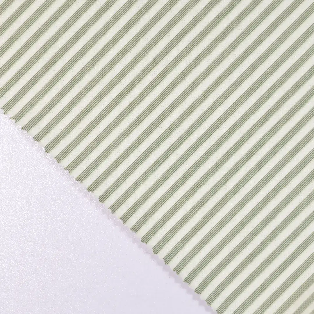 China Fabric for T-Shirt,Backless Beach Dress Yarn-dyed fabric Knit Fabric Cotton Polyester green color buy from China wholesaler bulk order at wholesale price free worldwide shipping Alibaba