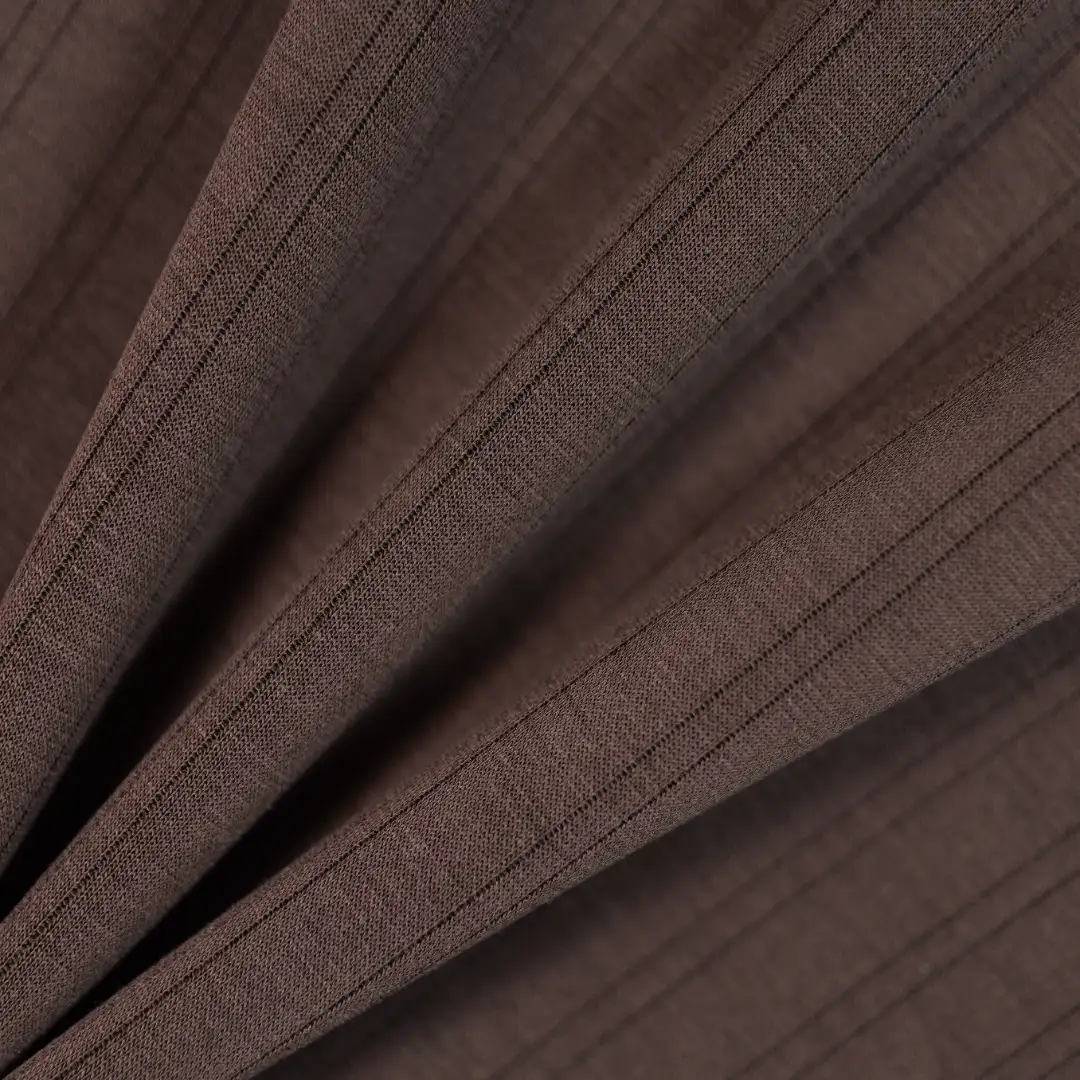 China Fabric for T-Shirt,Polo Shirt,Loungewear Scuba Knit Fabric Polyester Rayon Spandex brown color buy from China wholesaler bulk order at wholesale price free worldwide shipping Alibaba