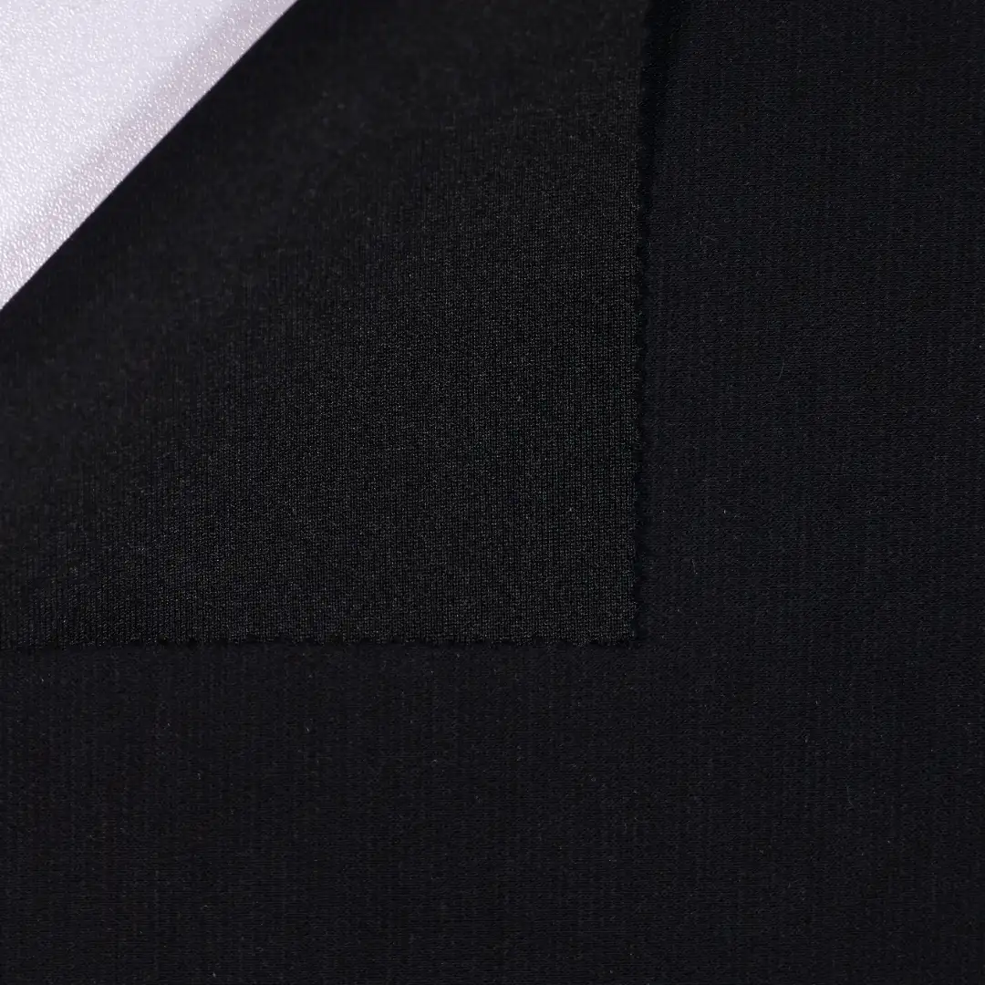 China Fabric for Jackets,Hoodie,Loungewear Scuba Knit Fabric Polyester Modal Rayon Spandex black color buy from China wholesaler bulk order at wholesale price free worldwide shipping Alibaba