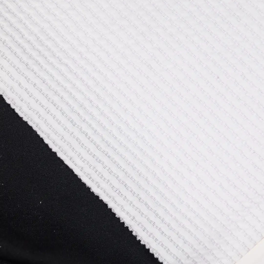 China Fabric for T-Shirt,Polo Shirt,Loungewear Cotton Poly Spandex Knit Jacquard Knit Fabric Polyester Cotton Spandex white color buy from China wholesaler bulk order at wholesale price free worldwide shipping Alibaba
