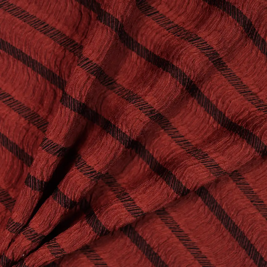China Fabric for T-Shirt,Loungewear Crepe Knit Fabric Polyester Spandex burgundy color buy from China wholesaler bulk order at wholesale price free worldwide shipping Alibaba