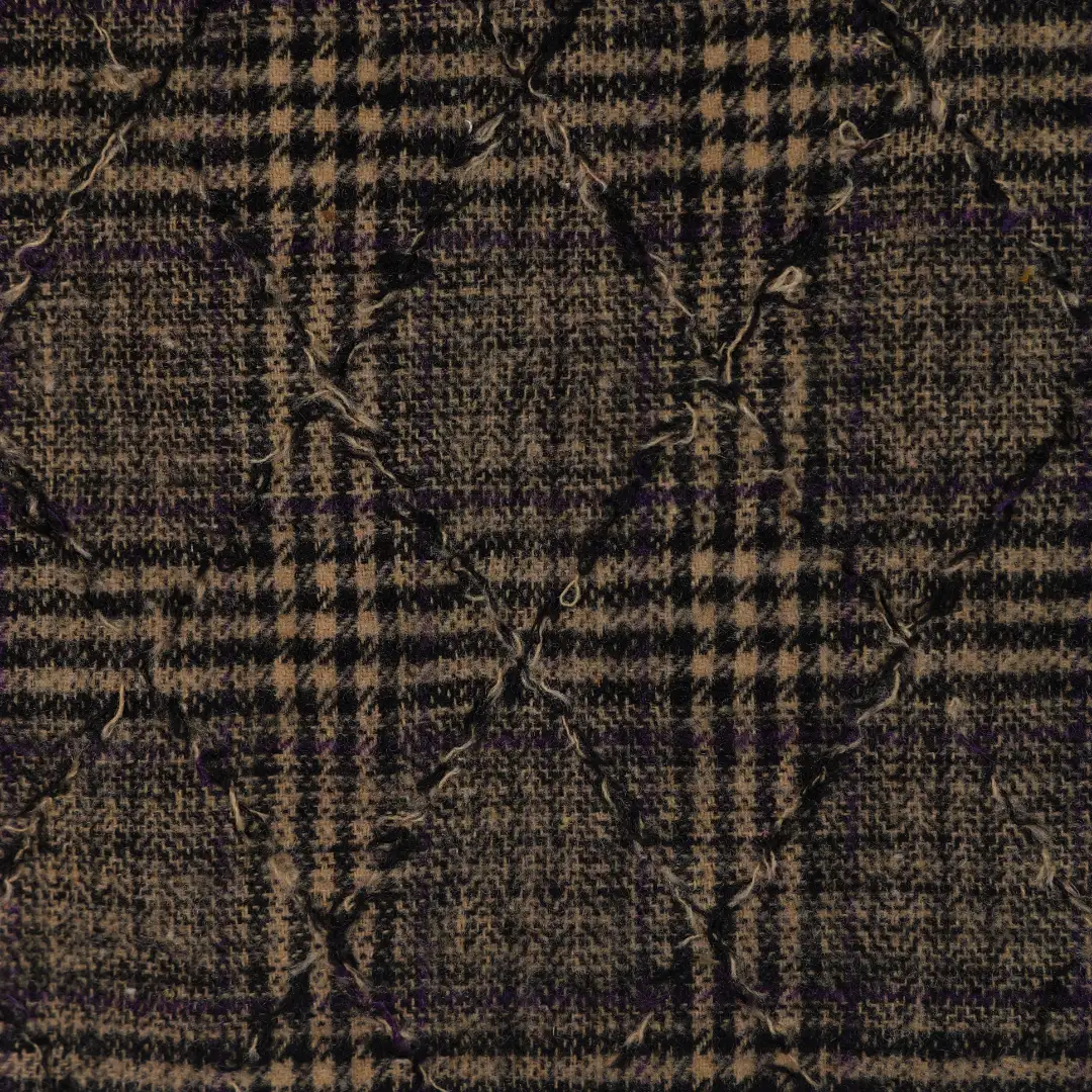 China Fabric for Trench Coat,Overcoat Woolen Tweed Woolen Polyester brown color buy from China wholesaler bulk order at wholesale price free worldwide shipping Alibaba
