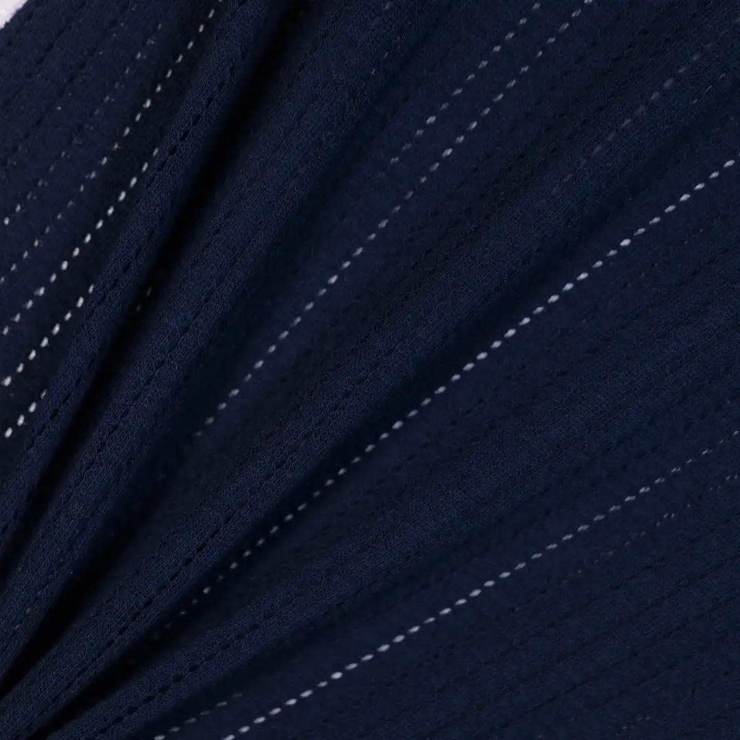 China Fabric for Loungewear Jacquard Knit Fabric Cotton navy color buy from China wholesaler bulk order at wholesale price free worldwide shipping Alibaba