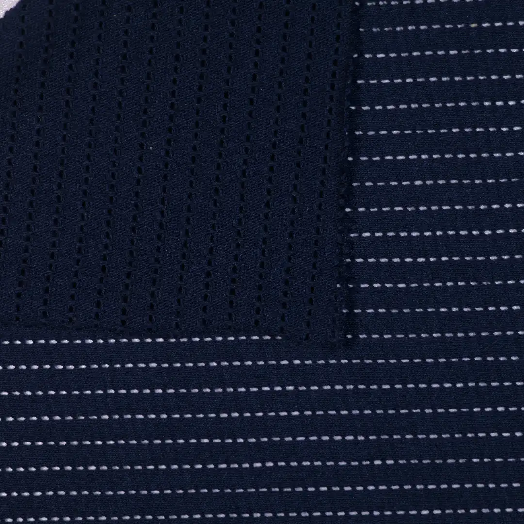 China Fabric for Loungewear Jacquard Knit Fabric Cotton navy color buy from China wholesaler bulk order at wholesale price free worldwide shipping Alibaba