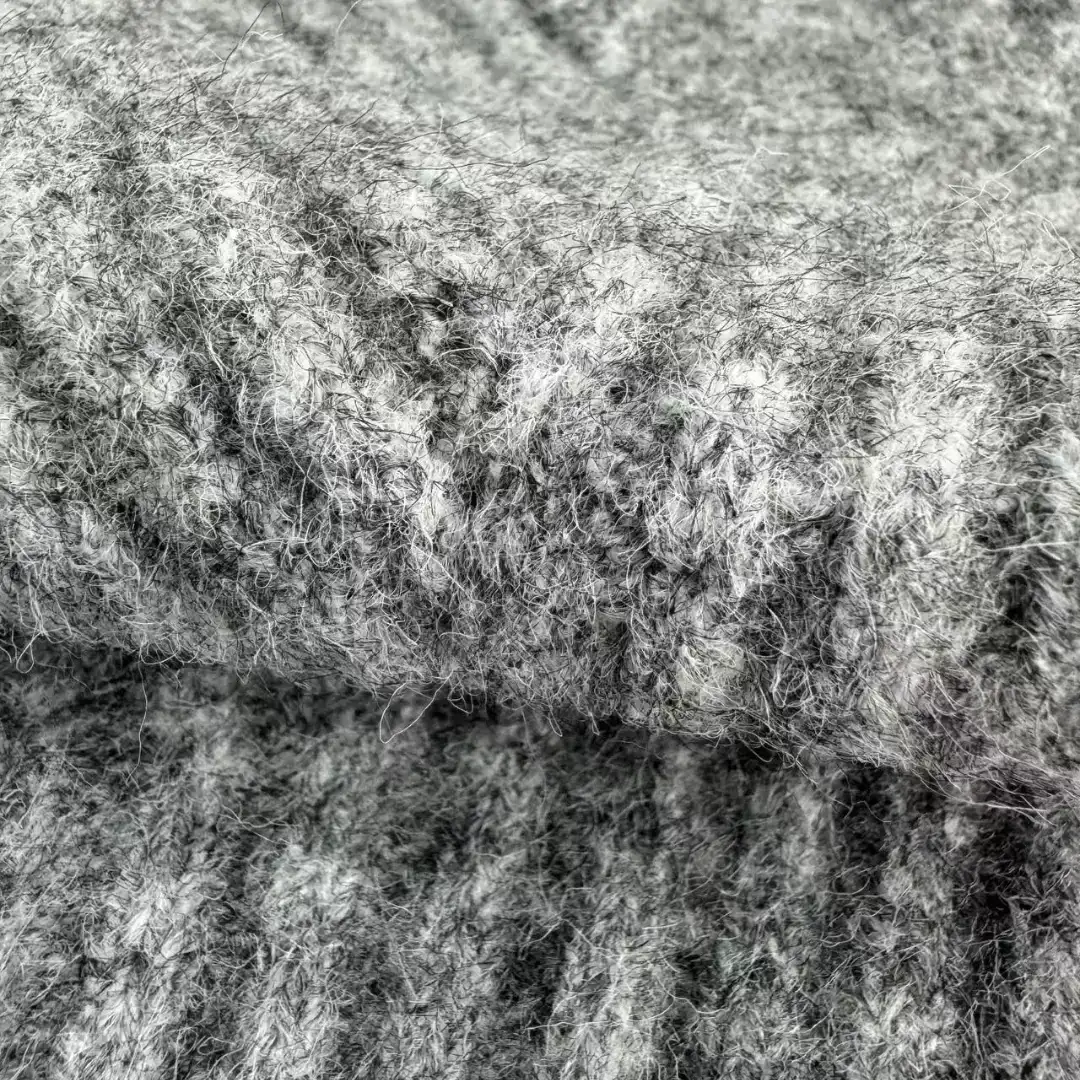 China Yarn for Ladies Vest (Sweater),Men’s Vest (Sweater) Mossy Yarn Fancy Yarn Recycled Polyester Acrylic Wool Spandex Grey color buy from China wholesaler bulk order at wholesale price free worldwide shipping Alibaba