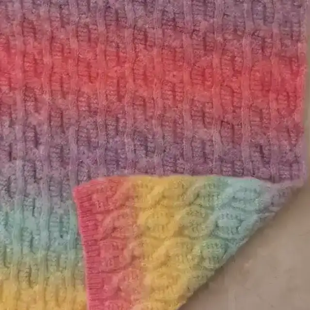 China Yarn for Knitted Jacket (Sweater) Mossy Yarn Fancy Yarn Acrylic Recycled Polyester Elastane Wool Pixie Purple color buy from China wholesaler bulk order at wholesale price free worldwide shipping Alibaba