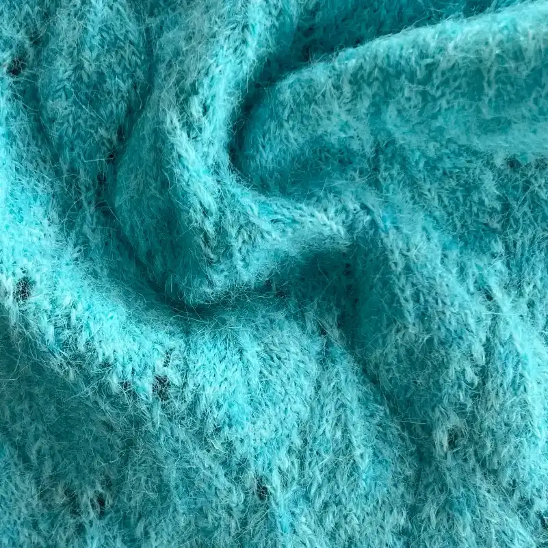 China Yarn for Open Cardigan (Sweater),Crew Neck Pullover (Sweater) Mossy Yarn Fancy Yarn Recycled Polyester Acrylic Nylon Spandex Wool blue color buy from China wholesaler bulk order at wholesale price free worldwide shipping Alibaba