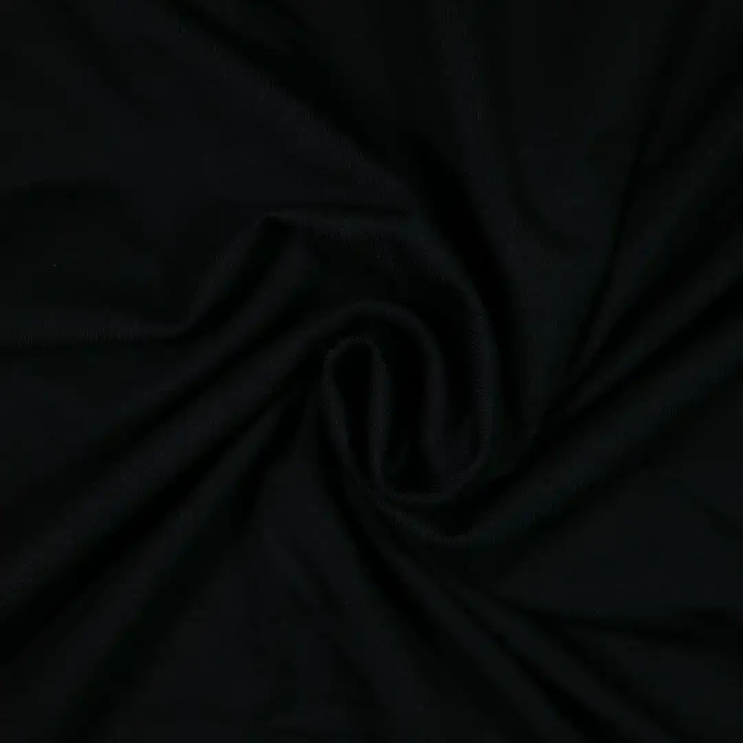 China Fabric for T-Shirt Single Jersey Knit Fabric Bamboo Spandex black color buy from China wholesaler bulk order at wholesale price free worldwide shipping Alibaba