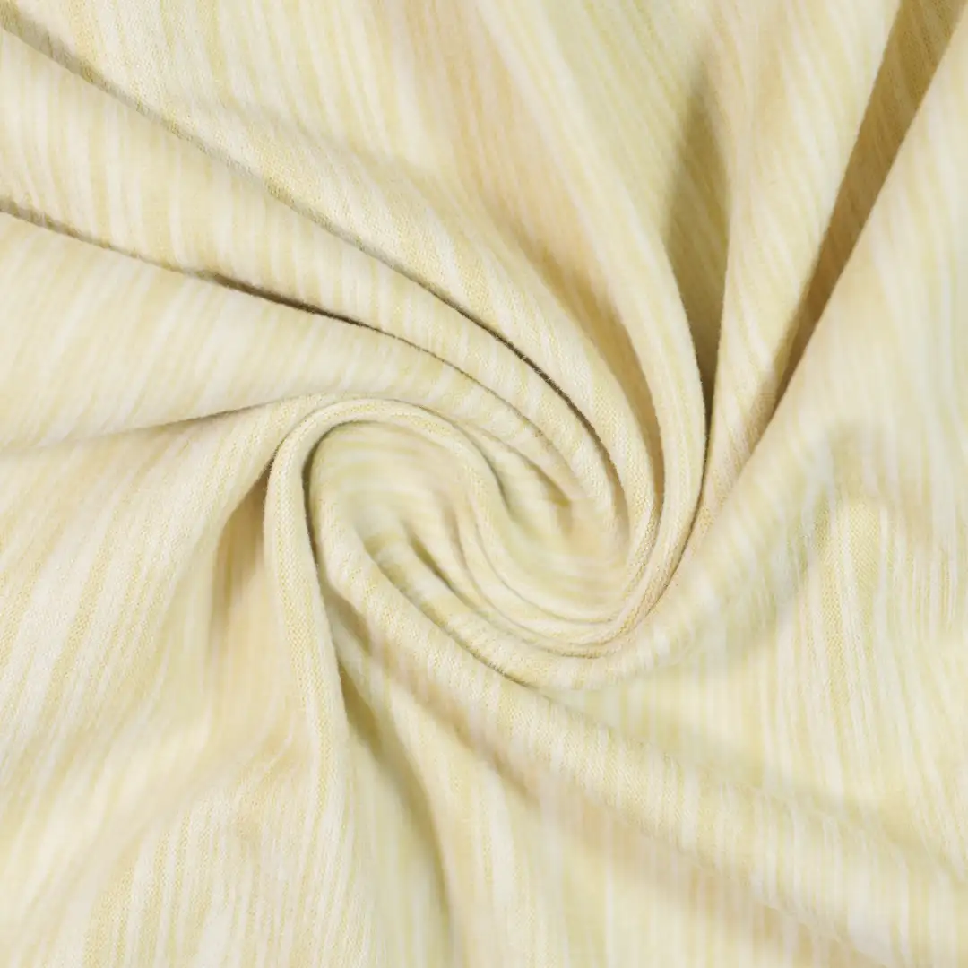 China Fabric for Shirt,Pants,Jackets Jacquard Knit Fabric Polyester Elastane (LYCRA®) Beige color buy from China wholesaler bulk order at wholesale price free worldwide shipping Alibaba