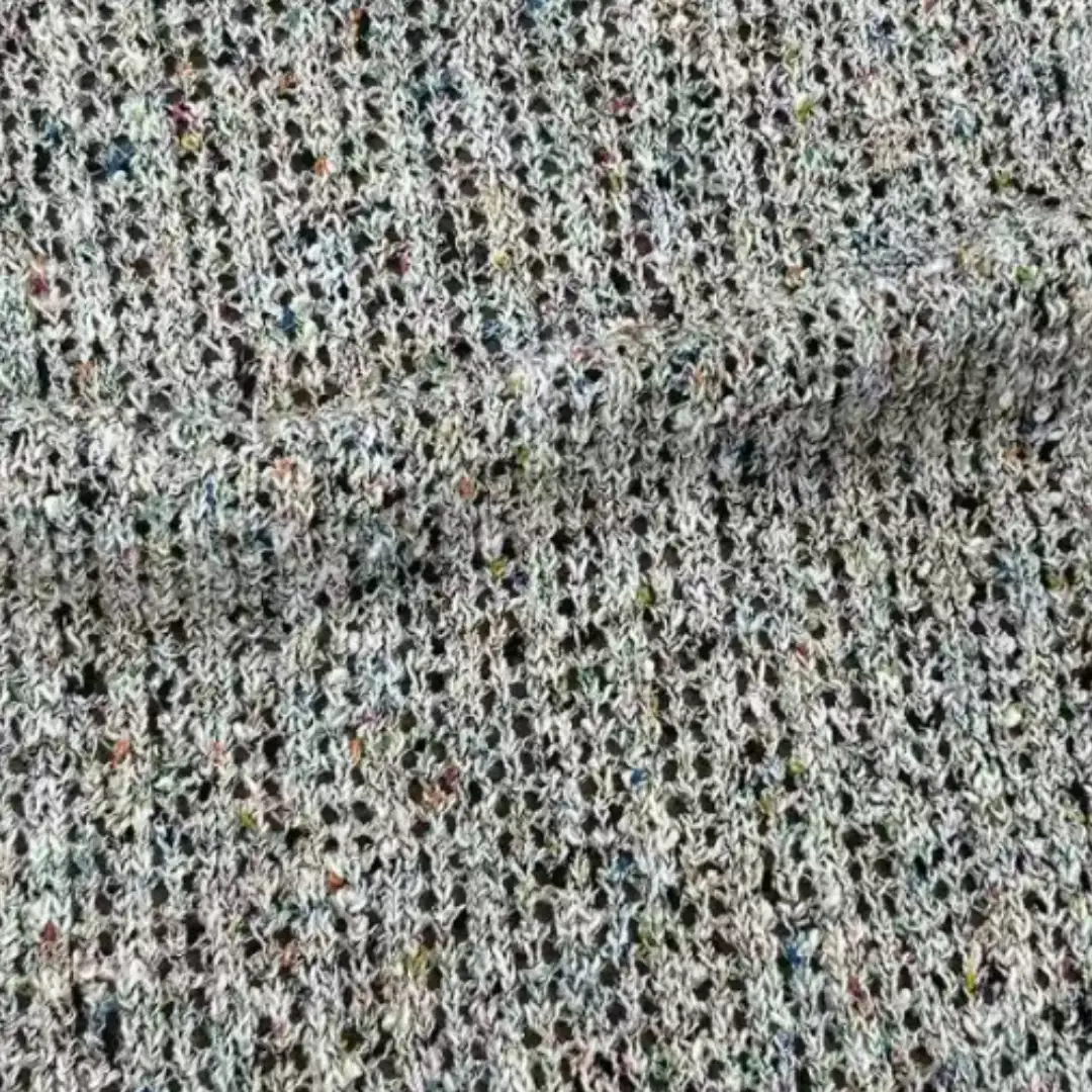 China Yarn for Roll Neck Jumper (Sweater),U-Neck Cardigan (Sweater) Knot Yarn Fancy Yarn Metallic Gold Recycled Polyester silver 银色 color buy from China wholesaler bulk order at wholesale price free worldwide shipping Alibaba