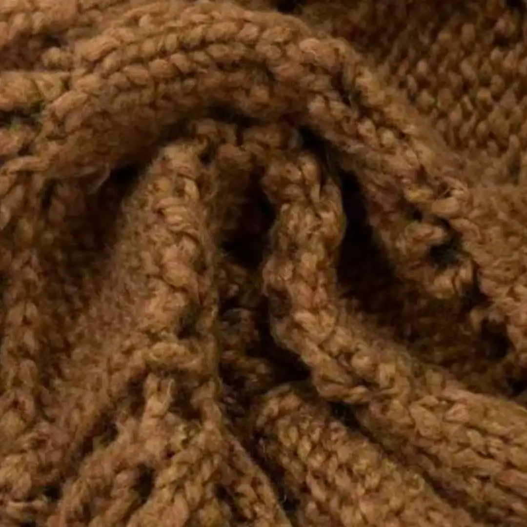 China Yarn for Open Cardigan (Sweater),Round Neck Pullover (Sweater),Roll Neck Jumper (Sweater),U-Neck Cardigan (Sweater),Single Button Cardigan (Sweater Mossy Yarn Fancy Yarn BCI Cotton Nylon Brown color buy from China wholesaler bulk order at wholesale price free worldwide shipping Alibaba