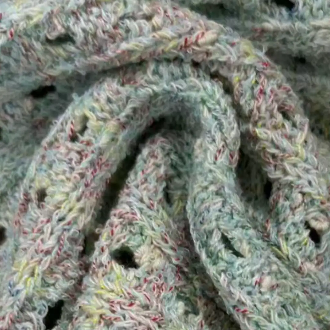 China Yarn for Roll Neck Jumper (Sweater),U-Neck Cardigan (Sweater),V-Neck Button Up Cardigan (Sweater),Womens Drop Shoulder Roll Neck Jumper (Sweater) Twisted Yarn Twisted Yarn BCI Cotton Recycled Polyester Aqua blue color buy from China wholesaler bulk order at wholesale price free worldwide shipping Alibaba