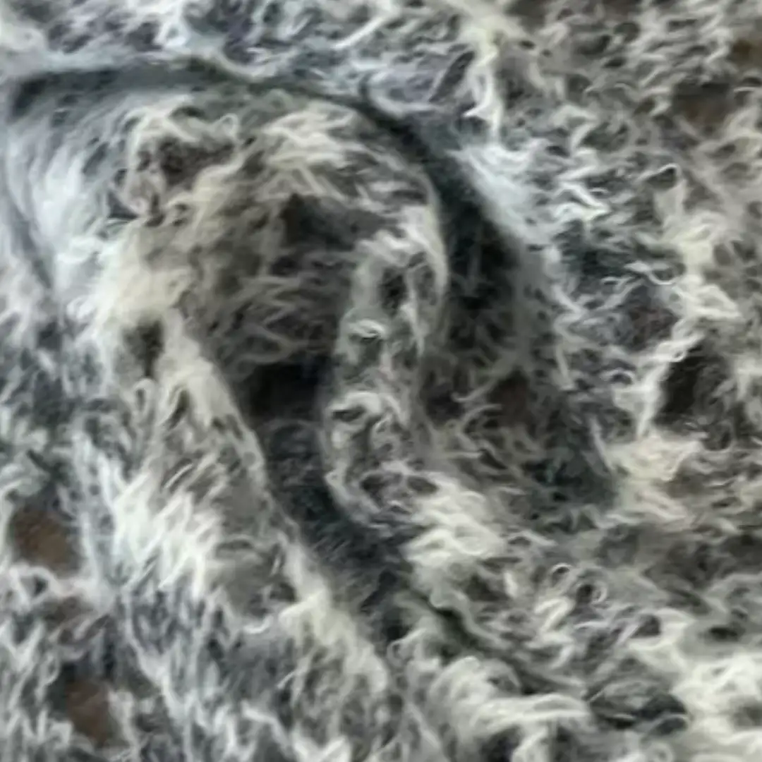 China Yarn for Open Cardigan (Sweater),Kids Crew-Neck Cardigan (Sweater),U-Neck Cardigan (Sweater),Single Button Cardigan (Sweater Mossy Yarn Fancy Yarn Recycled Polyester Acrylic Deep flower gray color buy from China wholesaler bulk order at wholesale price free worldwide shipping Alibaba