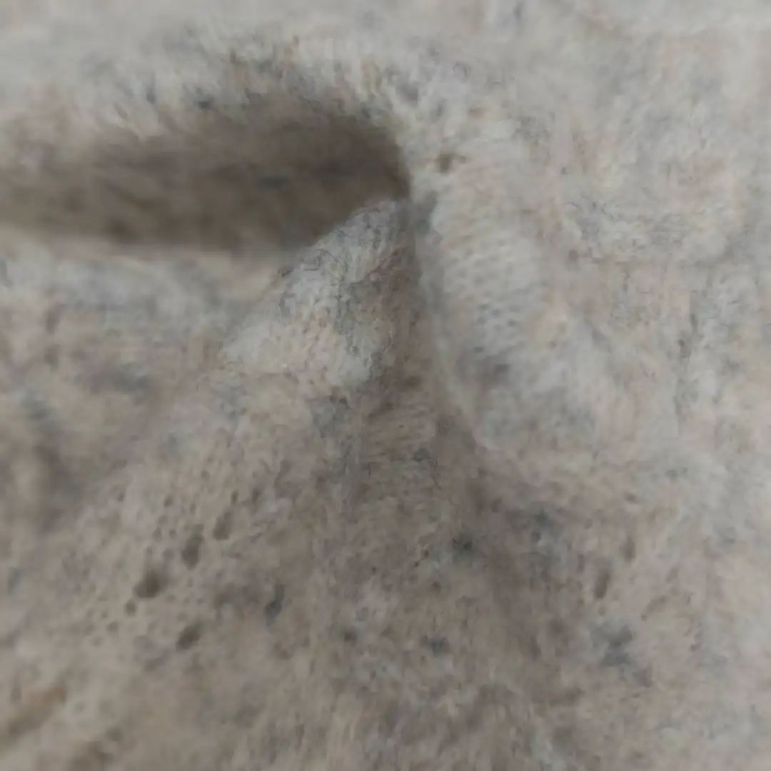 China Yarn for Open Cardigan (Sweater),Full-Zipper Cardigan (Sweater),Half-Zipper Cardigan (Sweater),Shirt Long Sleeve Button (Sweater) Mossy Yarn Fancy Yarn RWS Wool Viscose Recycled Polyester Spandex light tan color buy from China wholesaler bulk order at wholesale price free worldwide shipping Alibaba