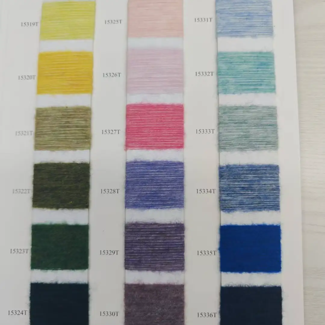 China Yarn for Open Cardigan (Sweater),Full-Zipper Cardigan (Sweater),Half-Zipper Cardigan (Sweater),Shirt Long Sleeve Button (Sweater) Mossy Yarn Fancy Yarn RWS Wool Viscose Recycled Polyester Spandex light tan color buy from China wholesaler bulk order at wholesale price free worldwide shipping Alibaba