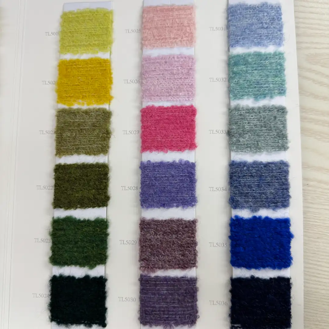 China Yarn for Ladies Vest (Sweater),Men’s Vest (Sweater),Open Cardigan (Sweater),Crew Neck Pullover (Sweater),Crop Top Pullover (Sweater) Boucle Yarn Fancy Yarn Wool Viscose Nylon Spandex Colorful color buy from China wholesaler bulk order at wholesale price free worldwide shipping Alibaba