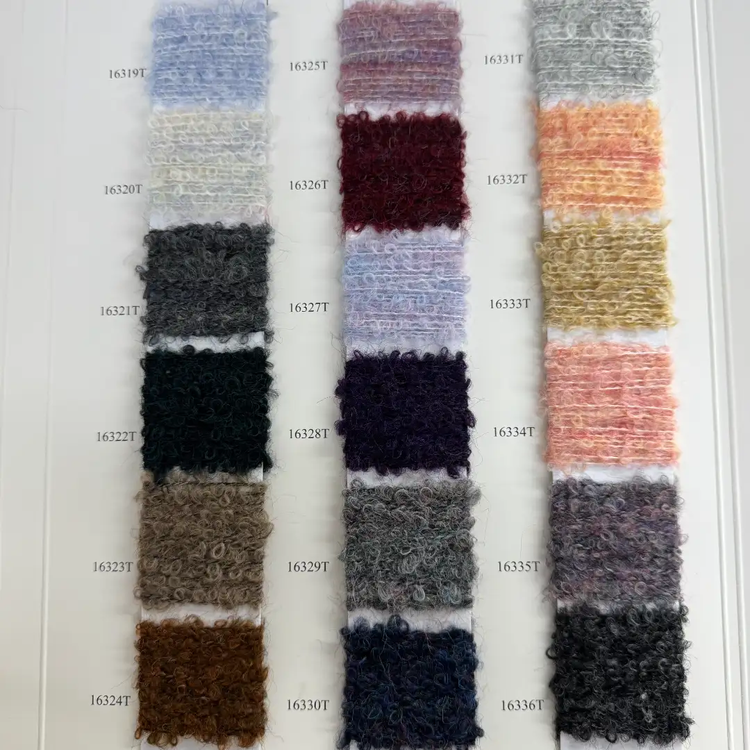 China Yarn for Ladies Vest (Sweater),Men’s Vest (Sweater),Open Cardigan (Sweater),Full-Zipper Cardigan (Sweater),Crew Neck Pullover (Sweater),Crop Top Pullover (Sweater) Boucle Yarn Fancy Yarn Recycled Polyester RWS Wool colorful color buy from China wholesaler bulk order at wholesale price free worldwide shipping Alibaba