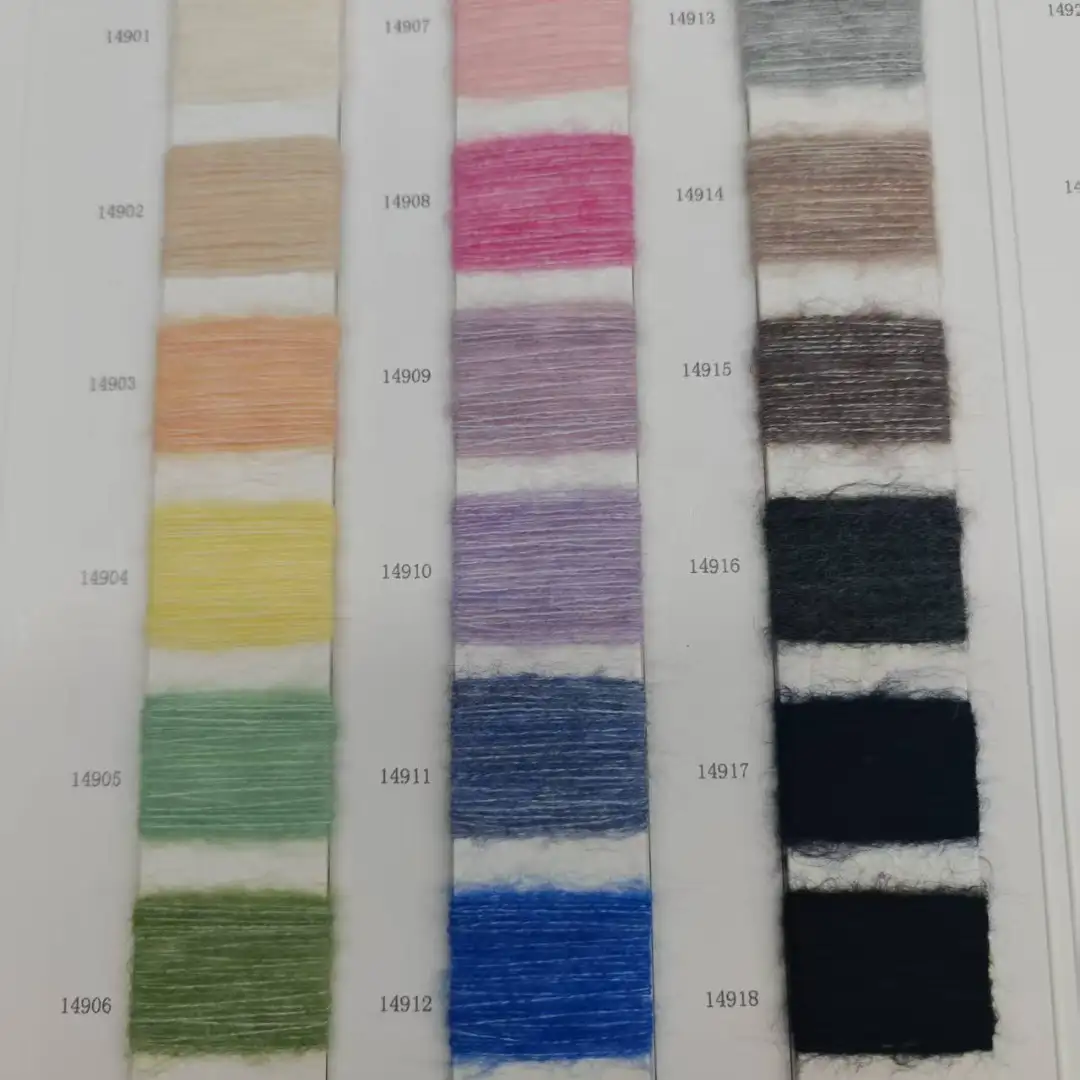 China Yarn for Full-Zipper Cardigan (Sweater),Half-Zipper Cardigan (Sweater),Shirt Long Sleeve Button (Sweater) Mossy Yarn Fancy Yarn Polyester Acrylic Wool Spandex Purple color buy from China wholesaler bulk order at wholesale price free worldwide shipping Alibaba