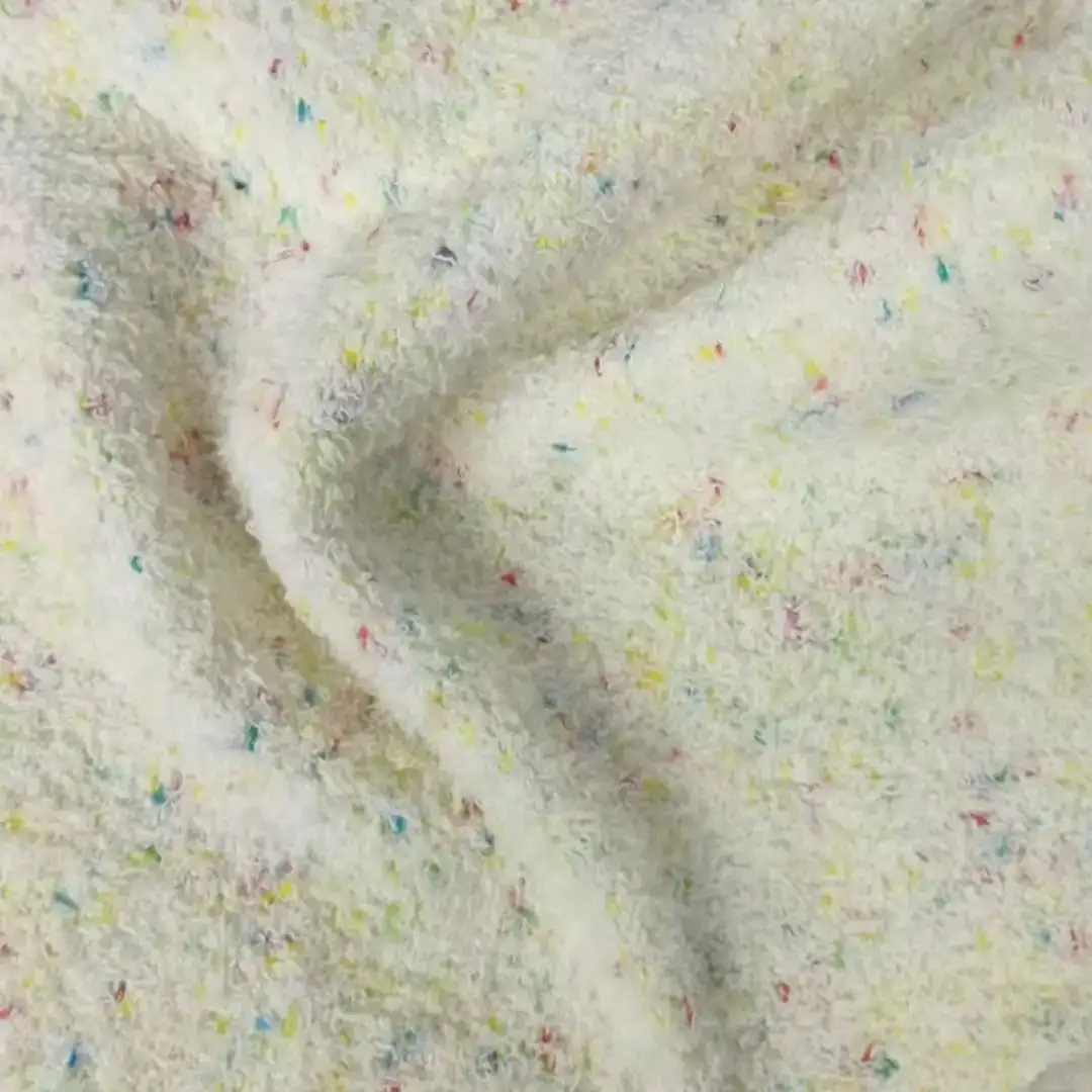 China Yarn for Ladies Vest (Sweater),Men’s Vest (Sweater),Open Cardigan (Sweater),Full-Zipper Cardigan (Sweater),Half-Zipper Cardigan (Sweater),Shirt Long Sleeve Button (Sweater) Teddy Yarn Fancy Yarn Polyester yellow, white, red color buy from China wholesaler bulk order at wholesale price free worldwide shipping Alibaba