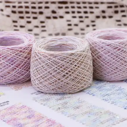 China Yarn for Shirt Twisted Yarn Twisted Yarn Polyester Acrylic Sequin 32 color buy from China wholesaler bulk order at wholesale price free worldwide shipping Alibaba