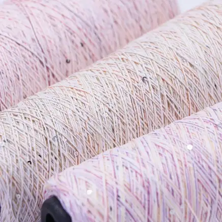 China Yarn for Shirt Twisted Yarn Twisted Yarn Polyester Acrylic Sequin 32 color buy from China wholesaler bulk order at wholesale price free worldwide shipping Alibaba