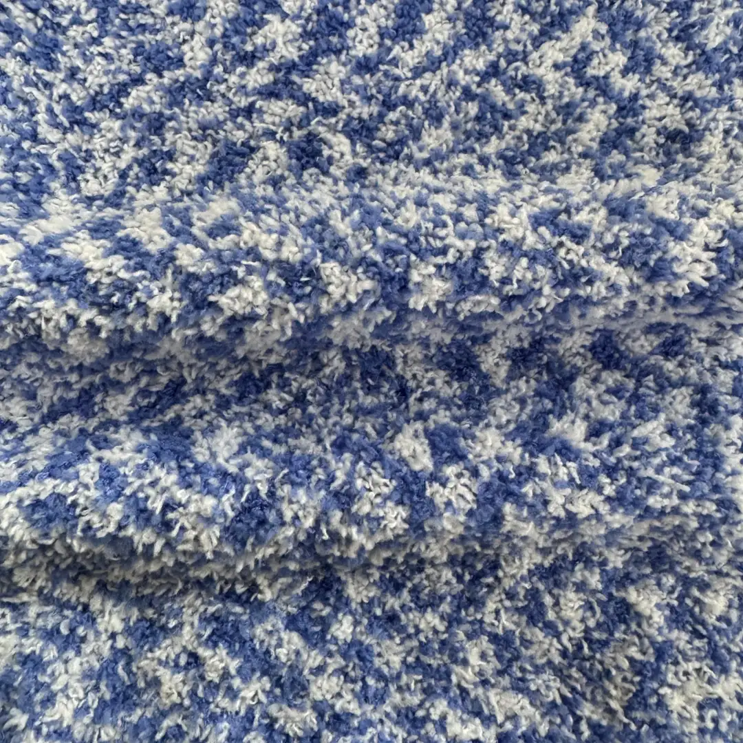 China Yarn for Ladies Vest (Sweater),Men’s Vest (Sweater),Open Cardigan (Sweater),Half-Zipper Cardigan (Sweater),Crew Neck Pullover (Sweater),Crop Top Pullover (Sweater) Teddy Yarn Fancy Yarn Recycled Polyester Blue color buy from China wholesaler bulk order at wholesale price free worldwide shipping Alibaba