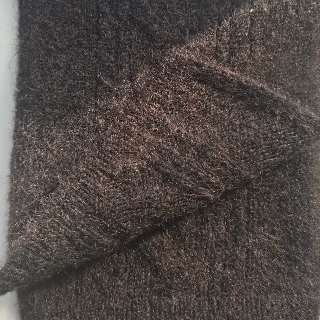 China Yarn for Open Cardigan (Sweater),Knitted Jacket (Sweater),Round Neck Pullover (Sweater),Roll Neck Jumper (Sweater),U-Neck Cardigan (Sweater) Air Spun Yarn Fancy Yarn Recycled Polyester Polyester Polyamide Wool Dark Bown color buy from China wholesaler bulk order at wholesale price free worldwide shipping Alibaba