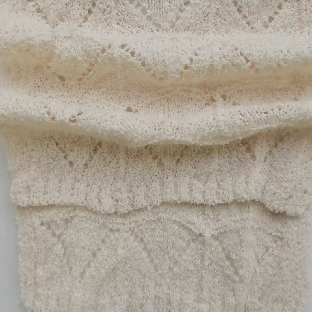 China Yarn for Ladies Vest (Sweater),Knitted Jacket (Sweater),Round Neck Pullover (Sweater) Boucle Yarn Fancy Yarn Acrylic Polyester Acetate Ivory color buy from China wholesaler bulk order at wholesale price free worldwide shipping Alibaba