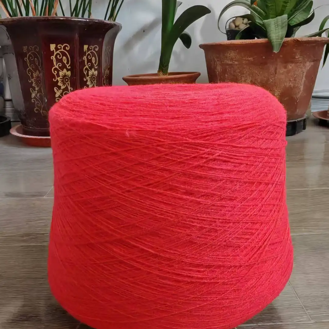 China Yarn for Full-Zipper Cardigan (Sweater),Half-Zipper Cardigan (Sweater),Shirt Long Sleeve Button (Sweater) Semi-Worsted Spun Regular Yarn Acrylic red color buy from China wholesaler bulk order at wholesale price free worldwide shipping Alibaba