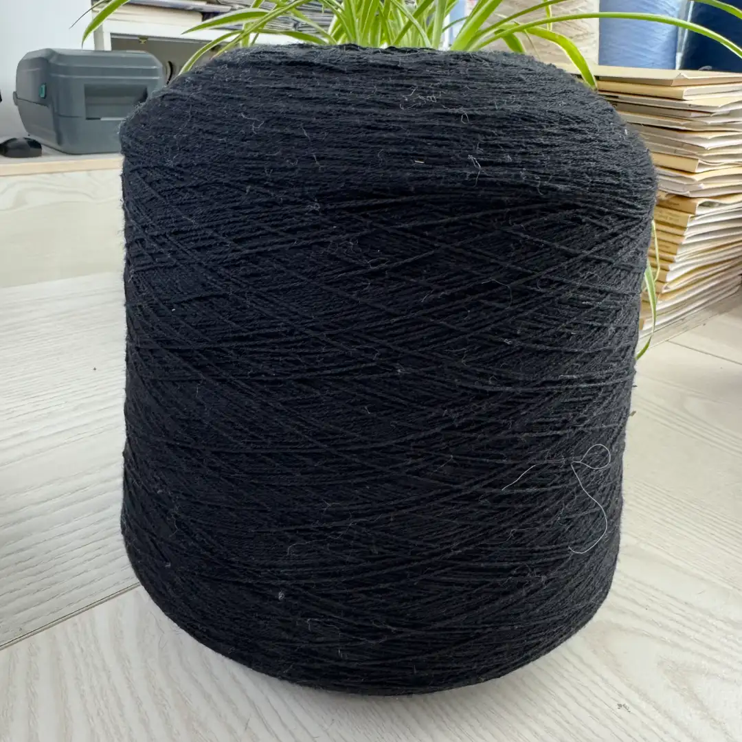 China Yarn for Ladies Vest (Sweater),Men’s Vest (Sweater),Open Cardigan (Sweater),Crew Neck Pullover (Sweater),Crop Top Pullover (Sweater) Ring Spun Regular Yarn Cotton Acrylic Black color buy from China wholesaler bulk order at wholesale price free worldwide shipping Alibaba