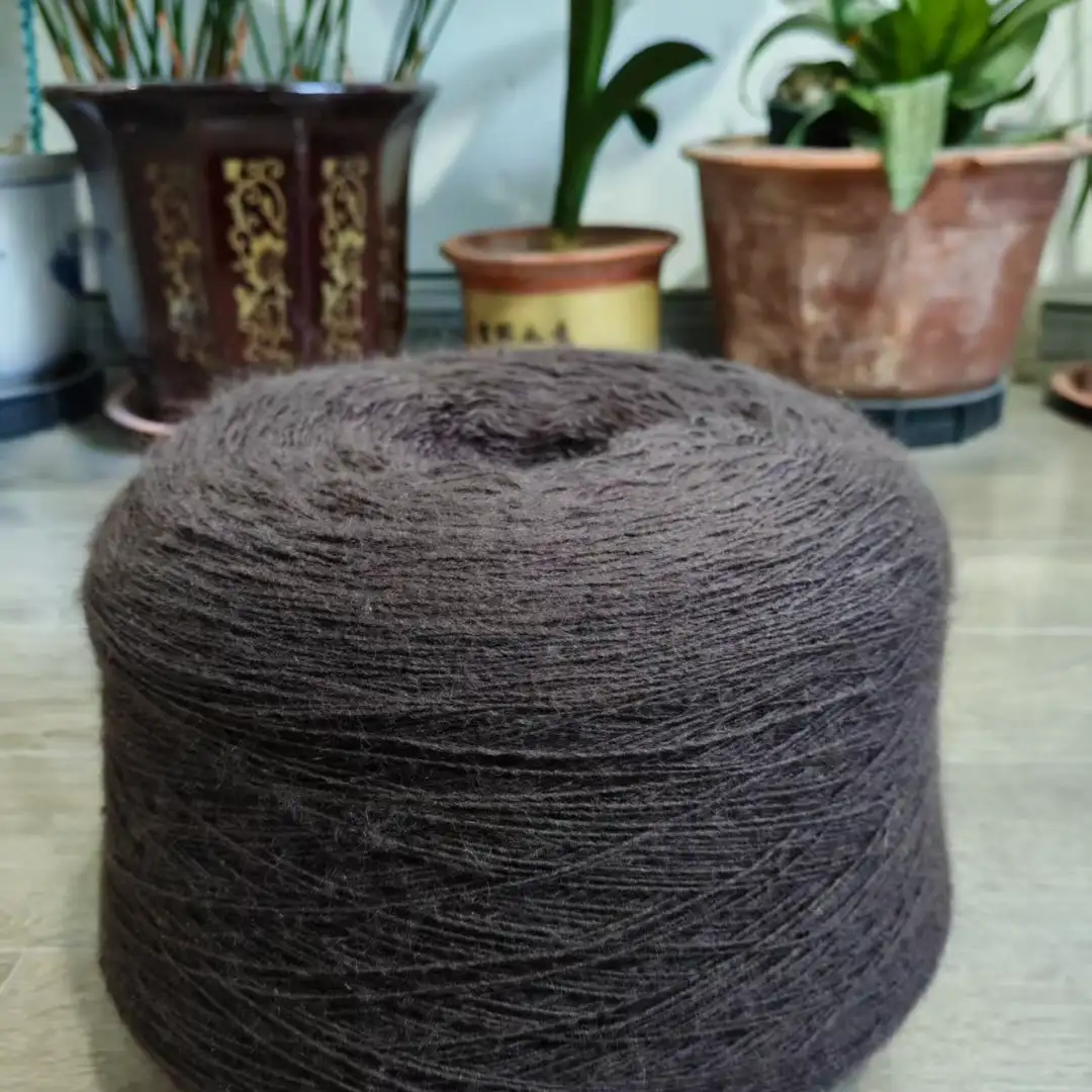 China Yarn for Open Cardigan (Sweater),Full-Zipper Cardigan (Sweater),Half-Zipper Cardigan (Sweater) Roving Yarn Fancy Yarn Acrylic Nylon Polyester brown color buy from China wholesaler bulk order at wholesale price free worldwide shipping Alibaba
