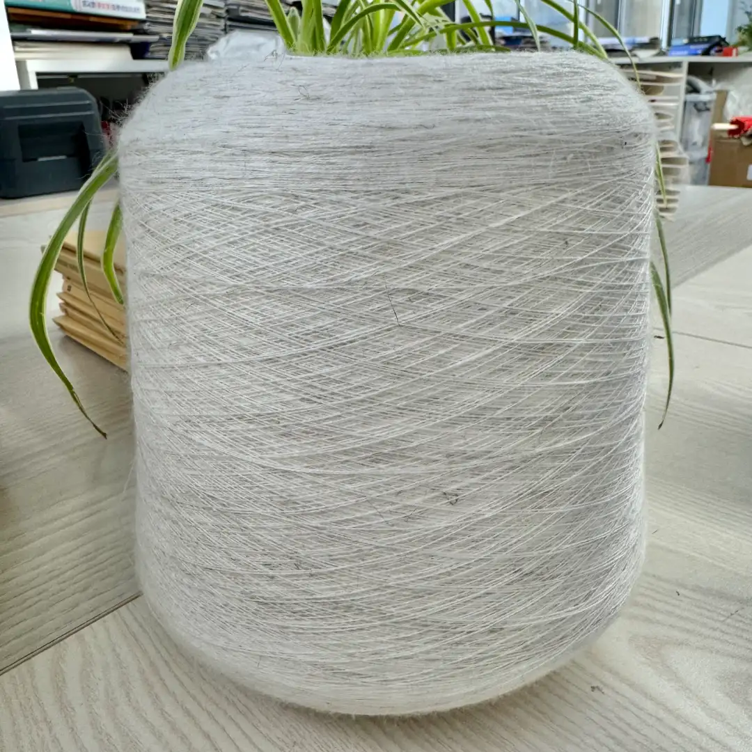 China Yarn for Ladies Vest (Sweater),Men’s Vest (Sweater),Open Cardigan (Sweater),Half-Zipper Cardigan (Sweater),Crew Neck Pullover (Sweater),Crop Top Pullover (Sweater) Semi-Worsted Spun Regular Yarn Acrylic Linen White color buy from China wholesaler bulk order at wholesale price free worldwide shipping Alibaba