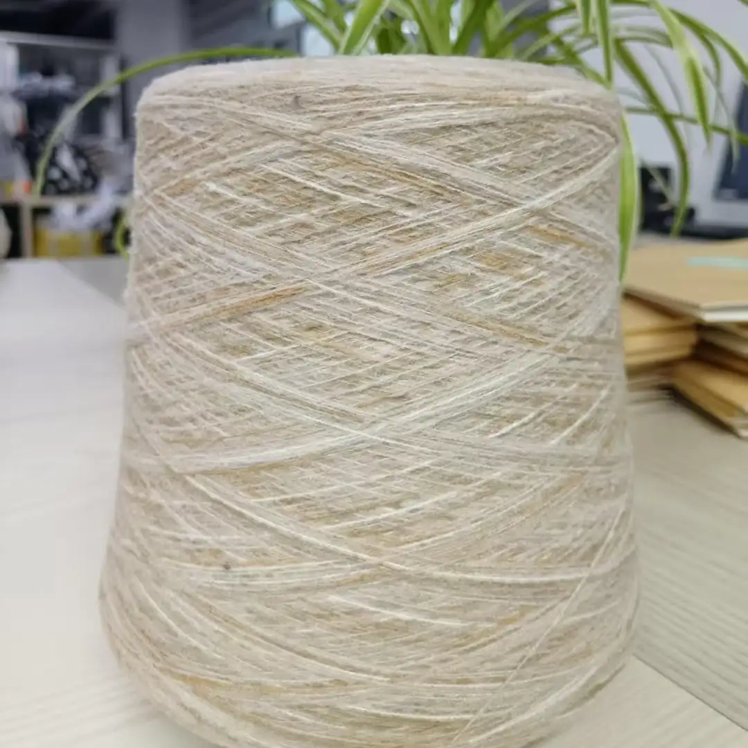 China Yarn for Ladies Vest (Sweater),Men’s Vest (Sweater),Open Cardigan (Sweater),Full-Zipper Cardigan (Sweater),Half-Zipper Cardigan (Sweater),Shirt Long Sleeve Button (Sweater) Mossy Yarn Fancy Yarn Polyester oatmeal, yellow color buy from China wholesaler bulk order at wholesale price free worldwide shipping Alibaba