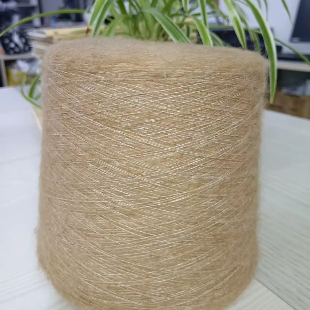 China Yarn for Ladies Vest (Sweater),Men’s Vest (Sweater),Open Cardigan (Sweater),Full-Zipper Cardigan (Sweater),Half-Zipper Cardigan (Sweater),Shirt Long Sleeve Button (Sweater) Mossy Yarn Fancy Yarn Recycled Polyester Acrylic Wool Spandex oatmeal color buy from China wholesaler bulk order at wholesale price free worldwide shipping Alibaba