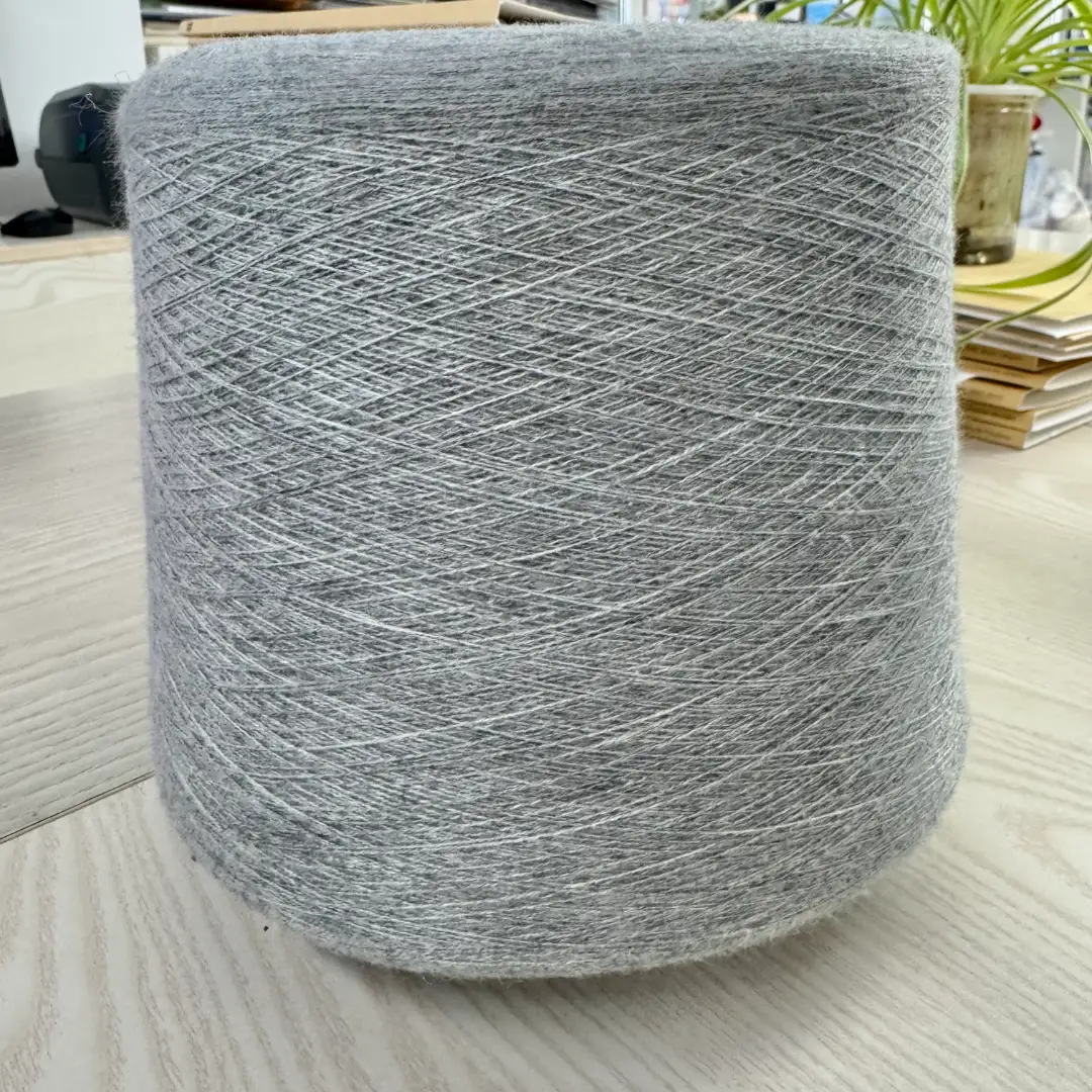 China Yarn for Ladies Vest (Sweater),Men’s Vest (Sweater),Open Cardigan (Sweater),Full-Zipper Cardigan (Sweater),Crew Neck Pullover (Sweater),Crop Top Pullover (Sweater) Core Spun Yarn Regular Yarn Recycled Polyester Polyester Gray color buy from China wholesaler bulk order at wholesale price free worldwide shipping Alibaba