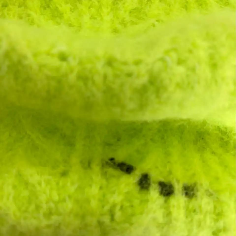 China Yarn for Hoodie  (Sweater),Dresses (Pullover) (Sweater),Roll Neck Jumper (Sweater),Kids Ruffled Edge Jumper (Sweater) Mossy Yarn Fancy Yarn Polyester Nylon Wool Elastane Green color buy from China wholesaler bulk order at wholesale price free worldwide shipping Alibaba