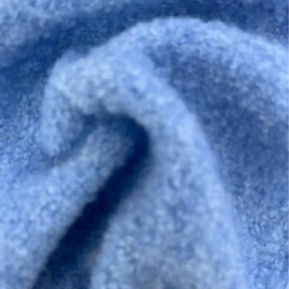 China Yarn for Open Cardigan (Sweater),Knitted Jacket (Sweater),Round Neck Pullover (Sweater),Skirt (Sweater) Boucle Yarn Fancy Yarn Wool Eco Vero Viscose Nylon Elastane blue color buy from China wholesaler bulk order at wholesale price free worldwide shipping Alibaba