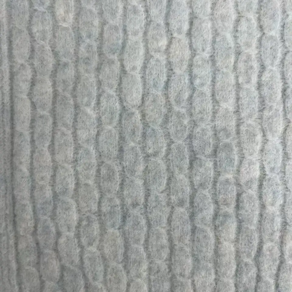 China Yarn for Open Cardigan (Sweater),Full-Zipper Cardigan (Sweater),Knitted Jacket (Sweater) Mossy Yarn Fancy Yarn Polyester Polyamide Wool Elastane blue color buy from China wholesaler bulk order at wholesale price free worldwide shipping Alibaba