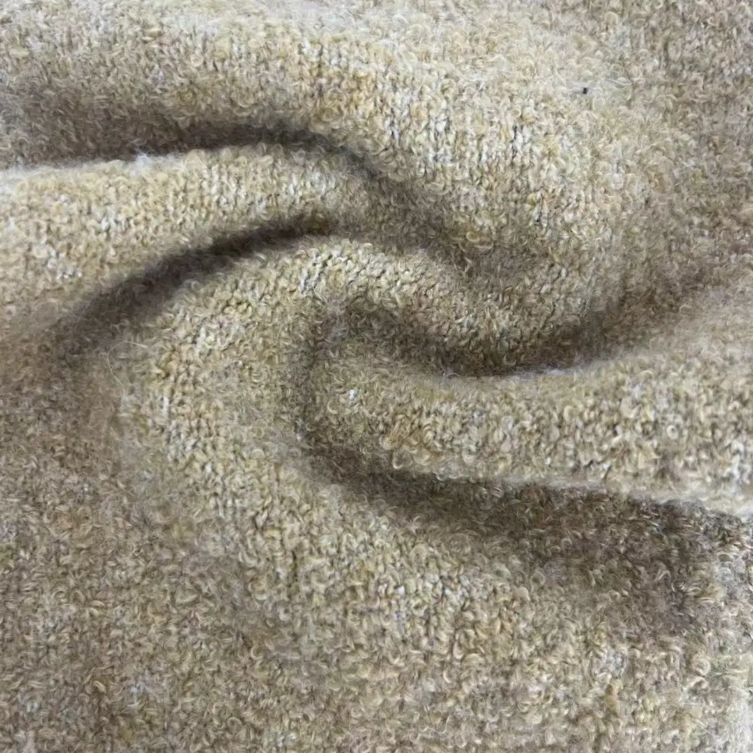 China Yarn for Boys Half-Zip Jumper (Sweater),Boys Collar Cardigan (Sweater),Boys Hoodie (Sweater),Girls Lantern-Sleeve Peter Pan Collar Dress Boucle Yarn Fancy Yarn Recycled Polyester Recycled Spandex YELLOW color buy from China wholesaler bulk order at wholesale price free worldwide shipping Alibaba