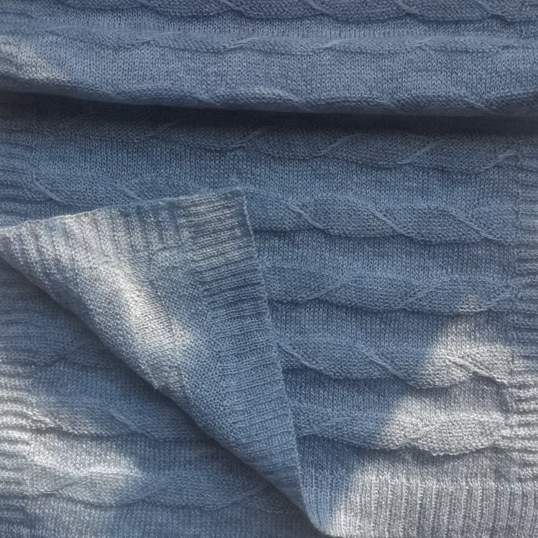 China Yarn for Open Cardigan (Sweater),Full-Zipper Cardigan (Sweater),Round Neck Pullover (Sweater),Scallop Trims Cardigan (Sweater),Buttonless Cardigan (Sweater) Semi-Worsted Spun Regular Yarn Wool Tencel Blue color buy from China wholesaler bulk order at wholesale price free worldwide shipping Alibaba