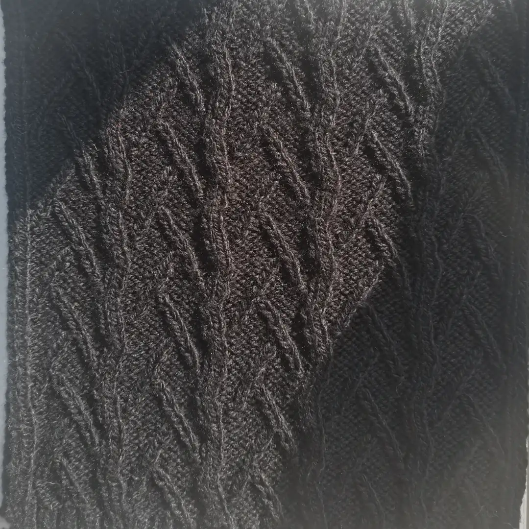 China Yarn for Open Cardigan (Sweater),Full-Zipper Cardigan (Sweater),Knitted Jacket (Sweater),Round Neck Pullover (Sweater) Woollen Spun Regular Yarn Acrylic Cotton Polyester Black color buy from China wholesaler bulk order at wholesale price free worldwide shipping Alibaba