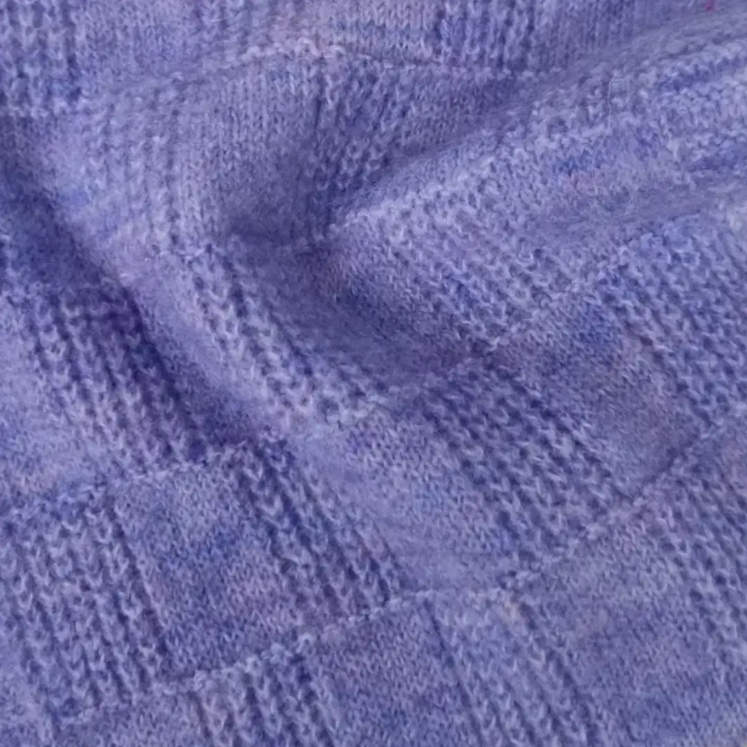 China Yarn for Ladies Vest (Sweater),Men’s Vest (Sweater),Open Cardigan (Sweater),Full-Zipper Cardigan (Sweater),Half-Zipper Cardigan (Sweater),Shirt Long Sleeve Button (Sweater) Mossy Yarn Fancy Yarn Polyester Elastane Wool Acrylic Purple color buy from China wholesaler bulk order at wholesale price free worldwide shipping Alibaba